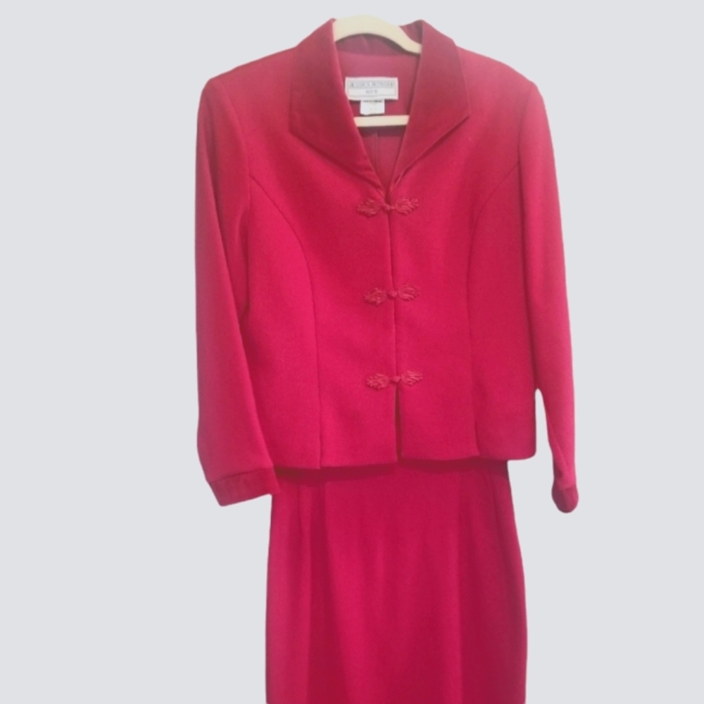 JESSICA HOWARD Vintage 2 Piece Set Blazer & Skirt 12P